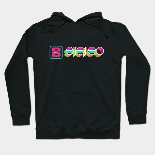 8 Track Stereo Hoodie by retrorockit